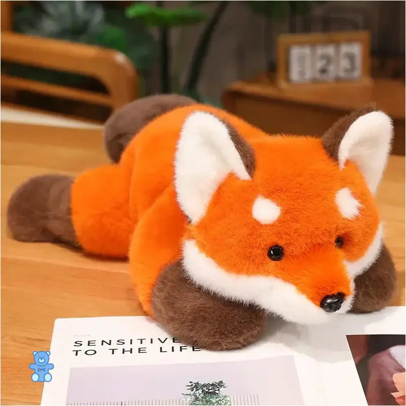 Grosse Peluche Renard Roux
