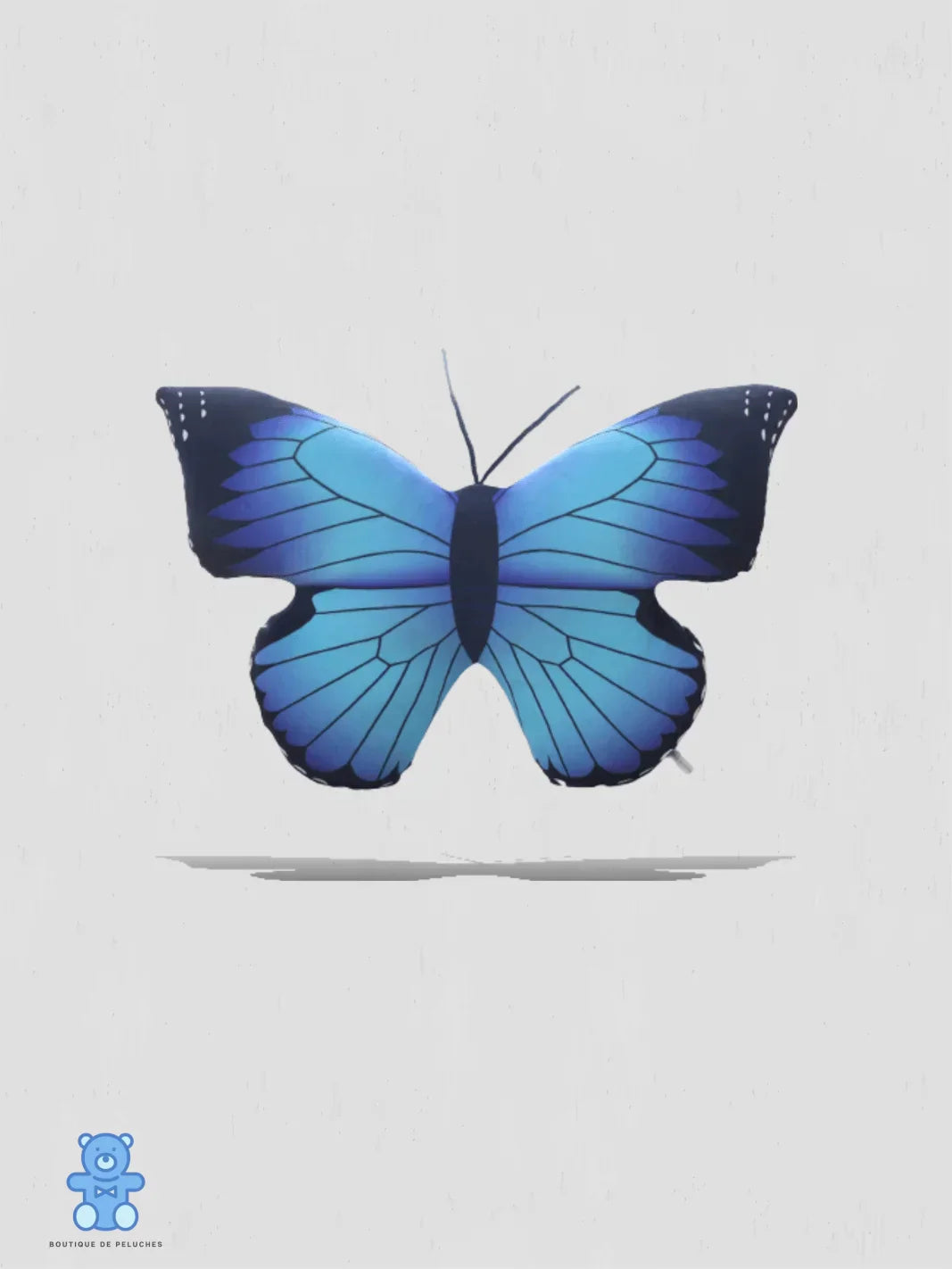Peluche Papillon Bleu