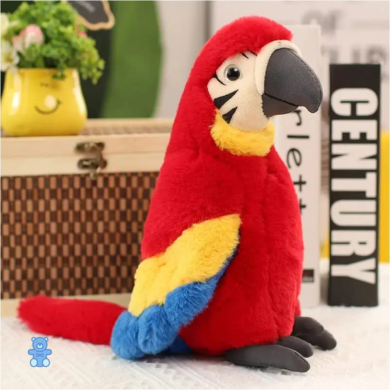 Peluche Perroquet Rouge