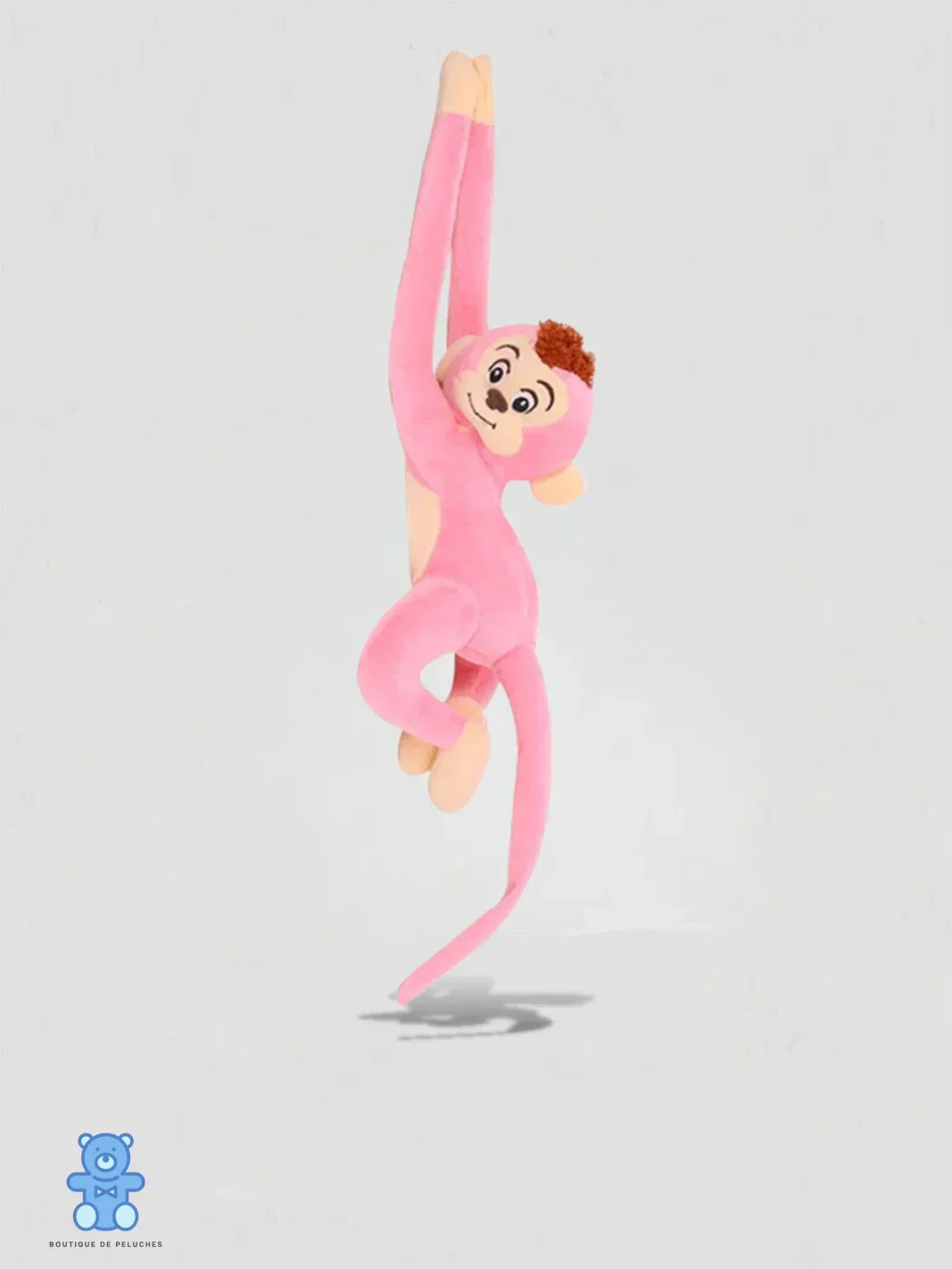 Peluche Singe Rose