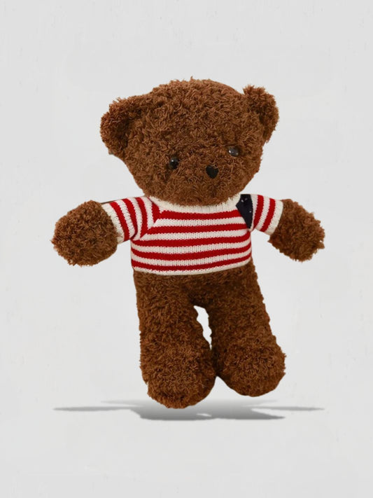 Ours en peluche marron foncé <br> Roro l'ours marron foncé 35 cm