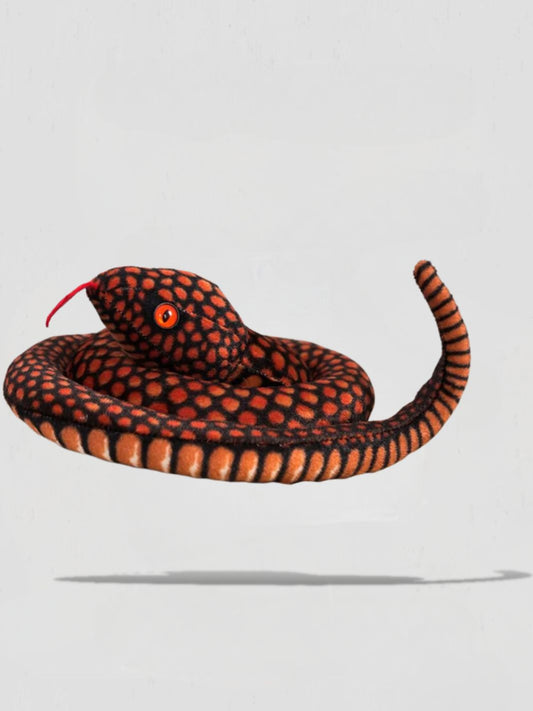 Peluche serpent rouge<br>  Ziggy le serpent rouge 110cm