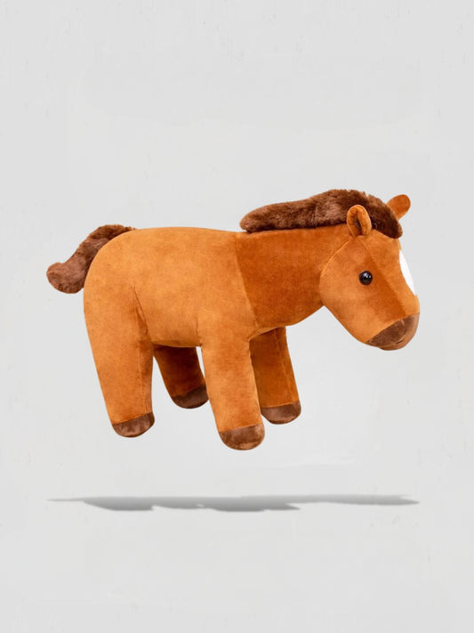 Peluche cheval grande taille<br> Mustang le grand cheval 60 cm