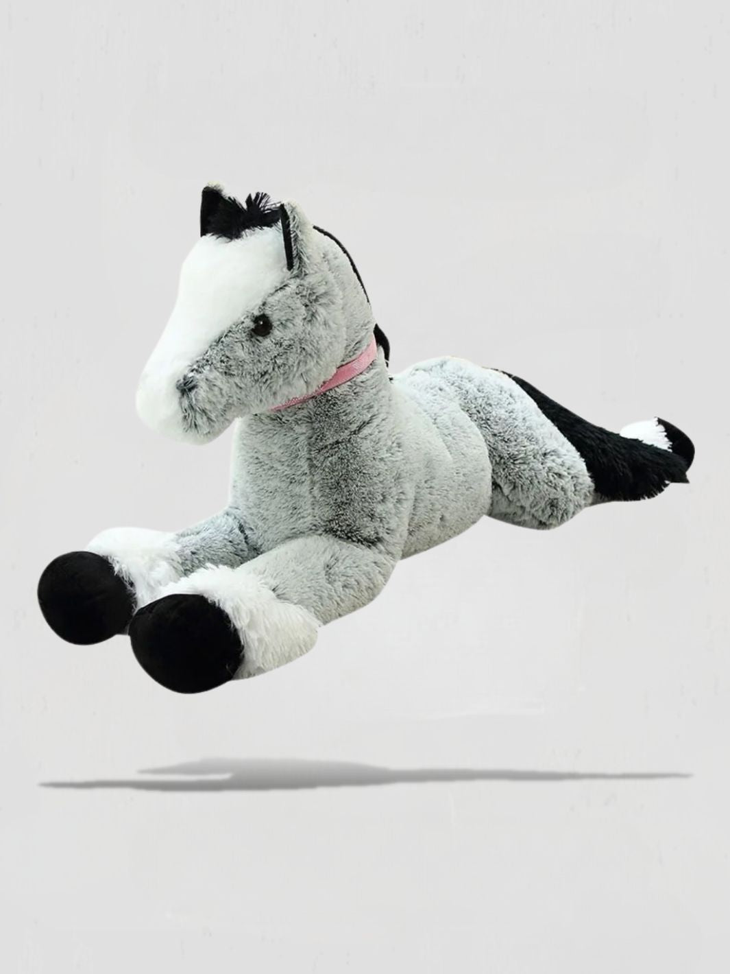 Peluche cheval xxl <br>Amande le cheval xxl 120 cm