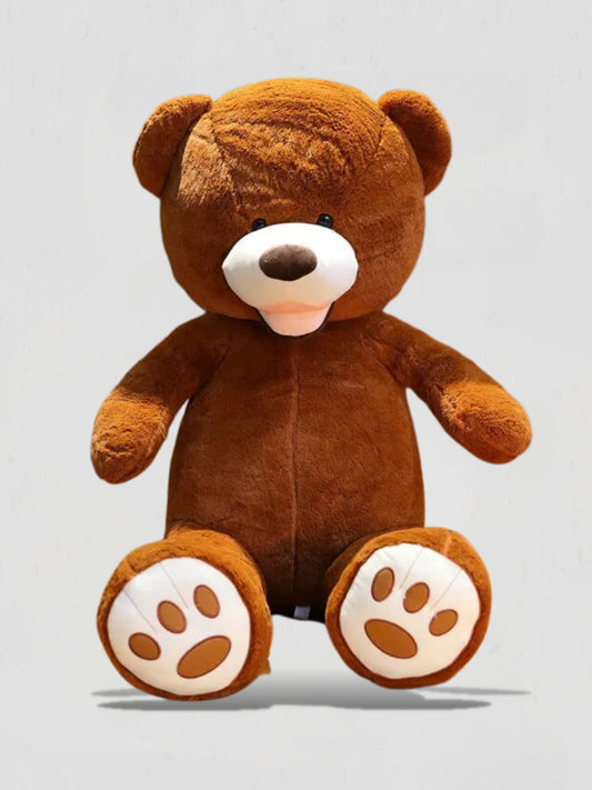 Gros ours en peluche marron<br> Babou le grand ours 130 cm