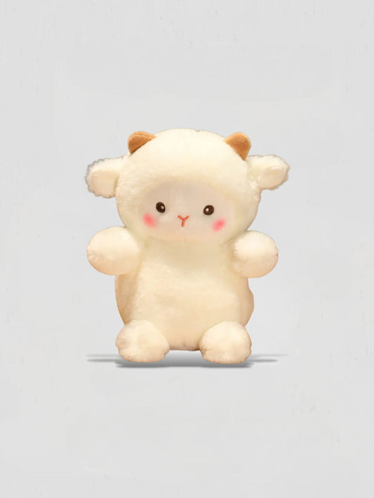 Peluche mouton blanc <br>  Olympe le mouton blanc 23 cm