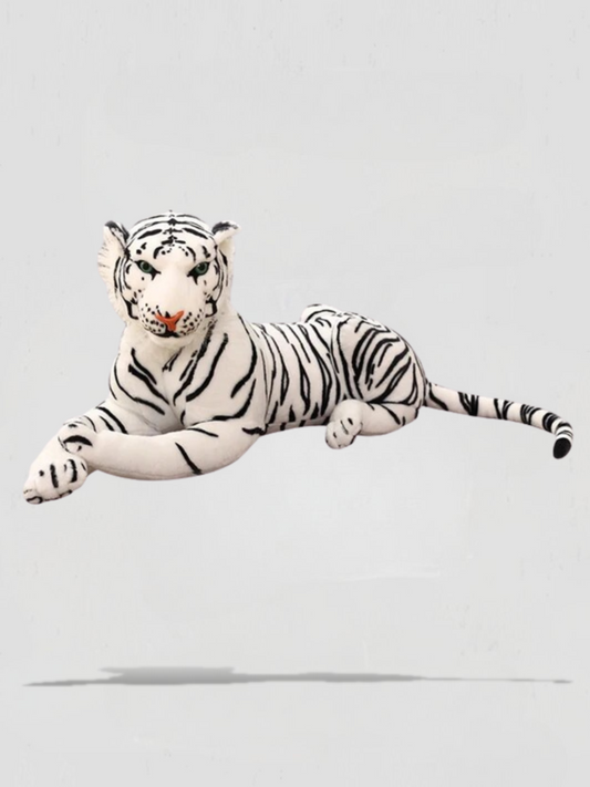 Peluche tigre blanc géant<br> Tony le tigre blanc géant 110 cm