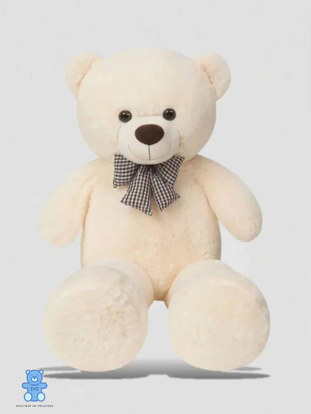 Grand Ours En Peluche Blanc