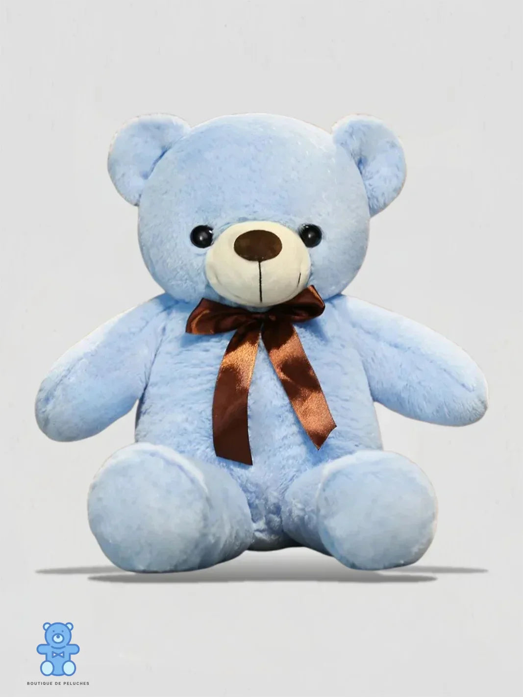 Gros Ours En Peluche Bleu