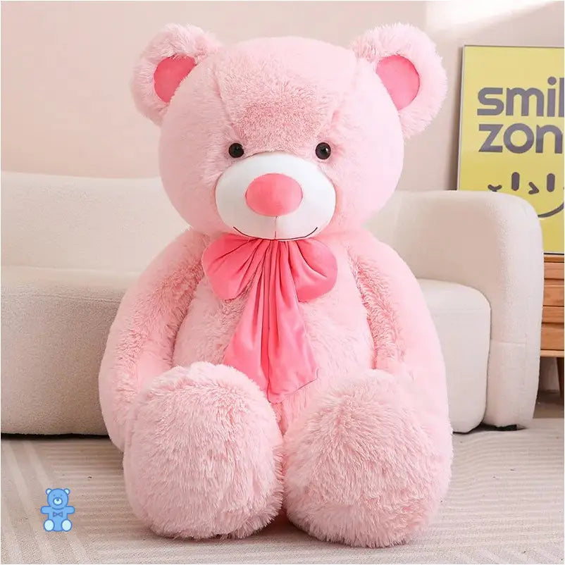 Gros Ours En Peluche Rose