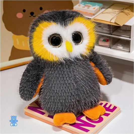 Hibou Gris en Peluche