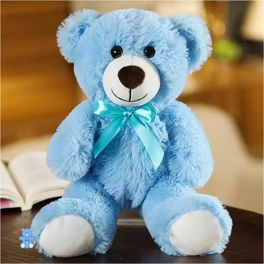 Ours En Peluche Bleu