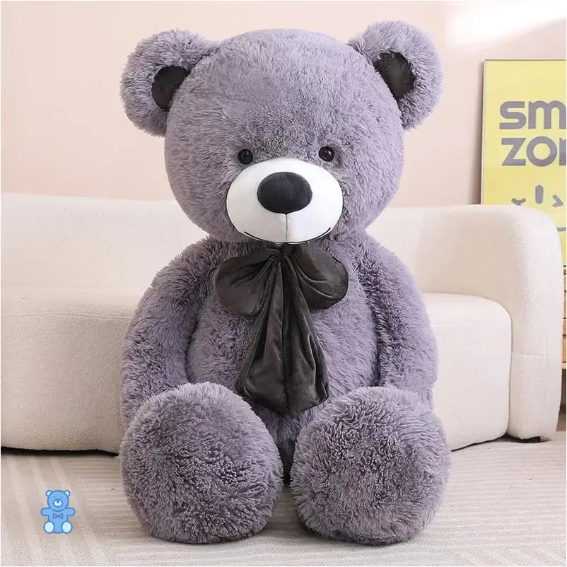 Ours En Peluche Géant Gris
