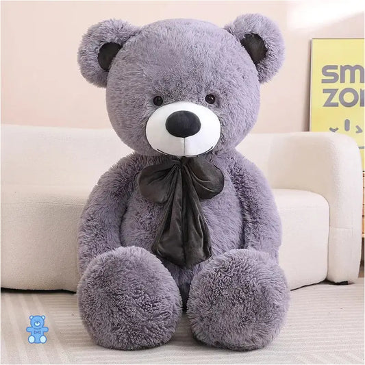 Ours En Peluche Géant Gris
