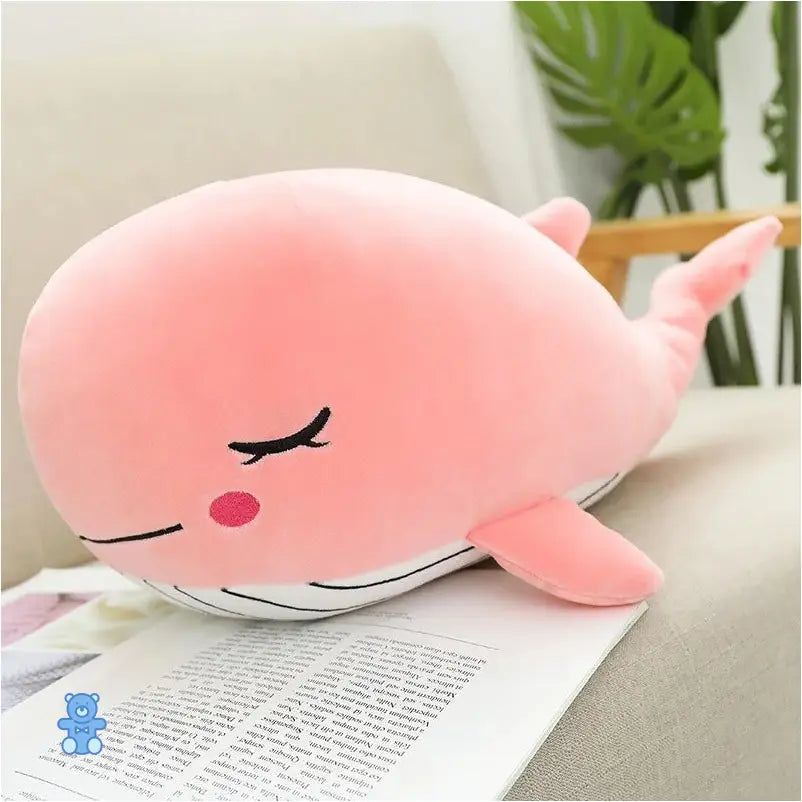 Peluche Baleine Rose