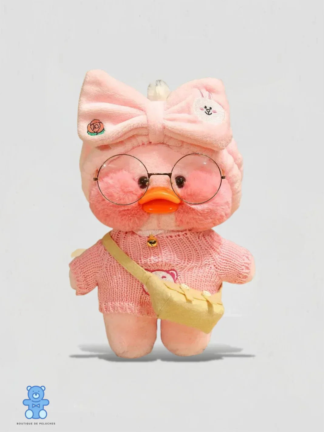 Peluche Canard Rose