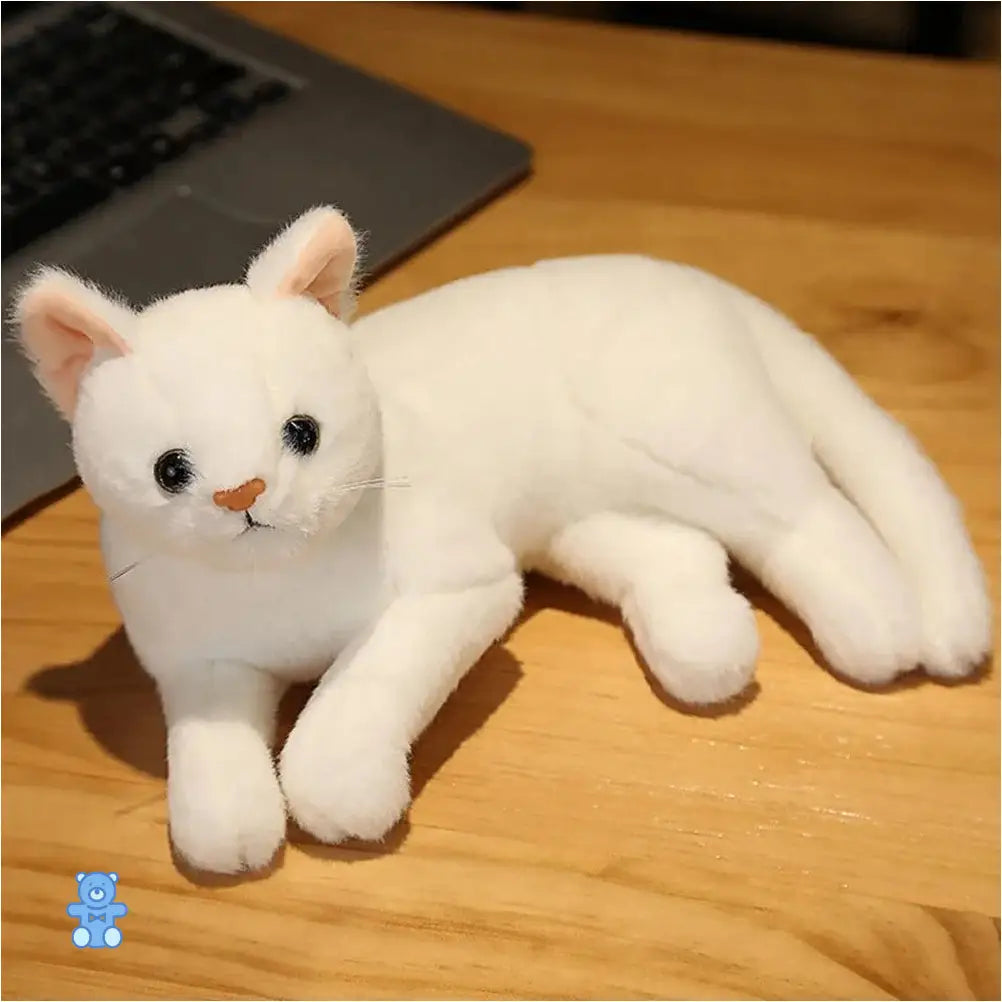 Peluche Chat Blanc