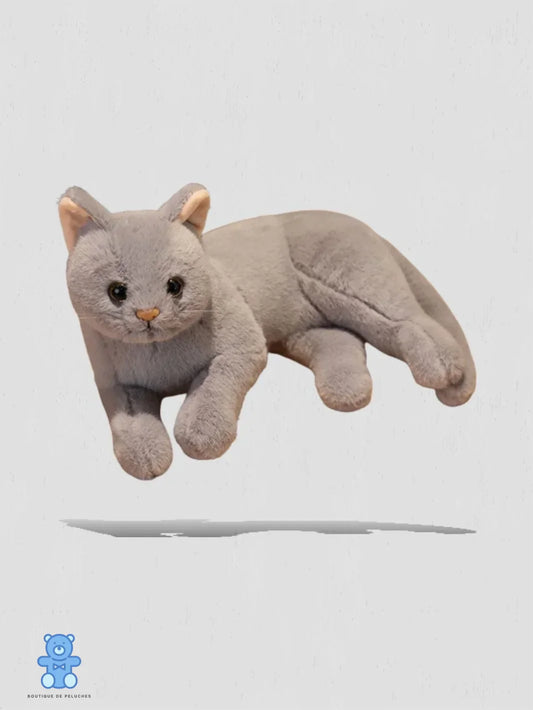 Peluche Chat Gris