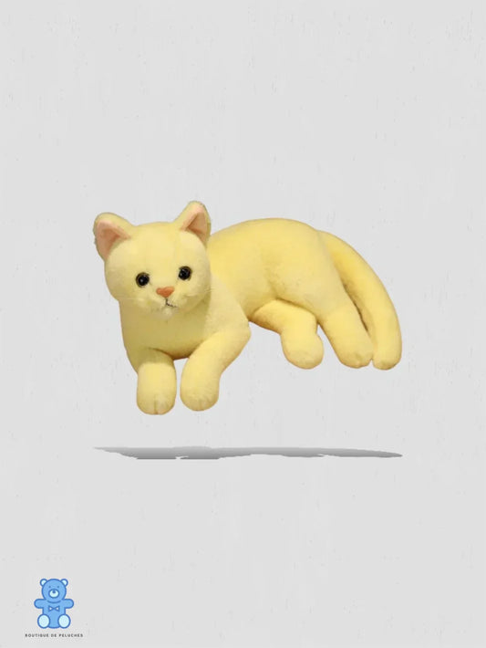 Peluche Chat Jaune