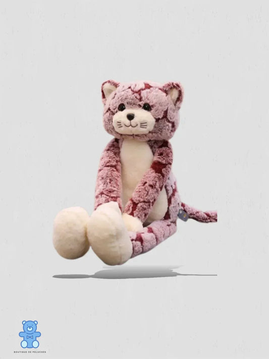 Peluche Chat Rose