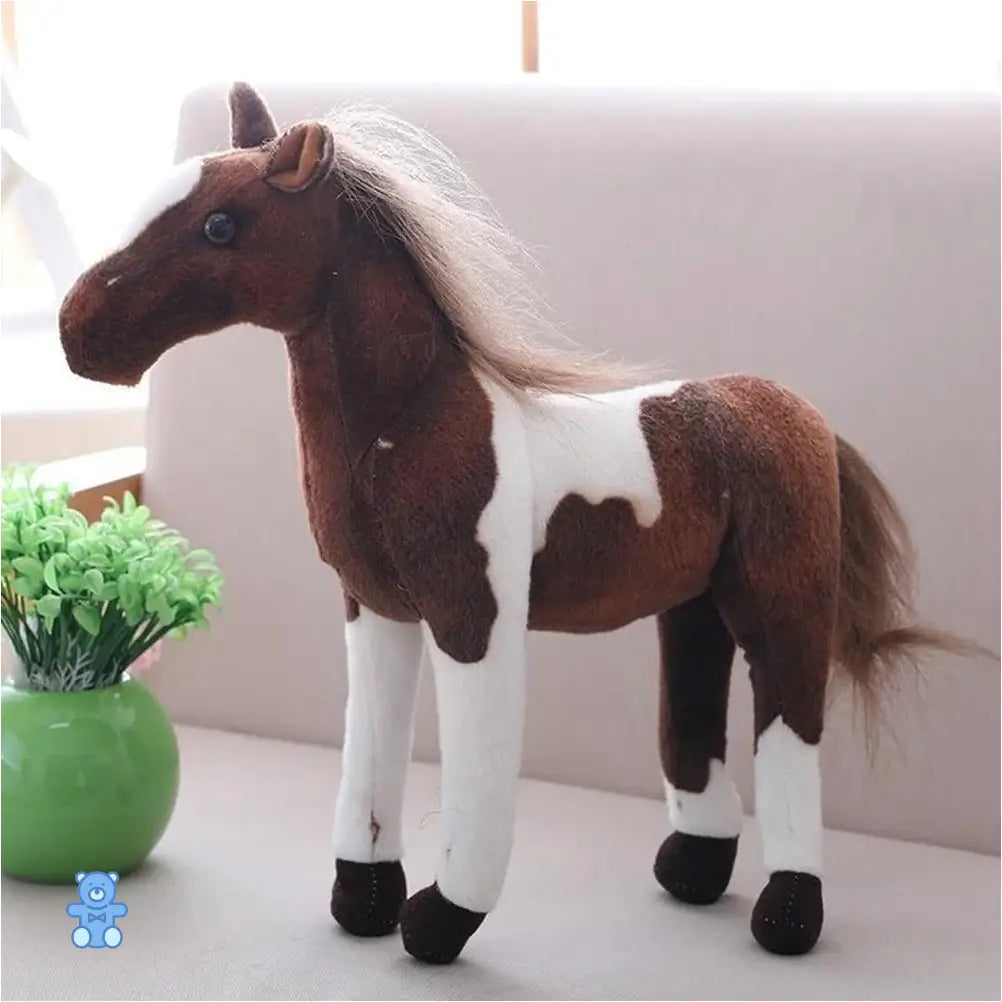 Peluche Cheval Marron