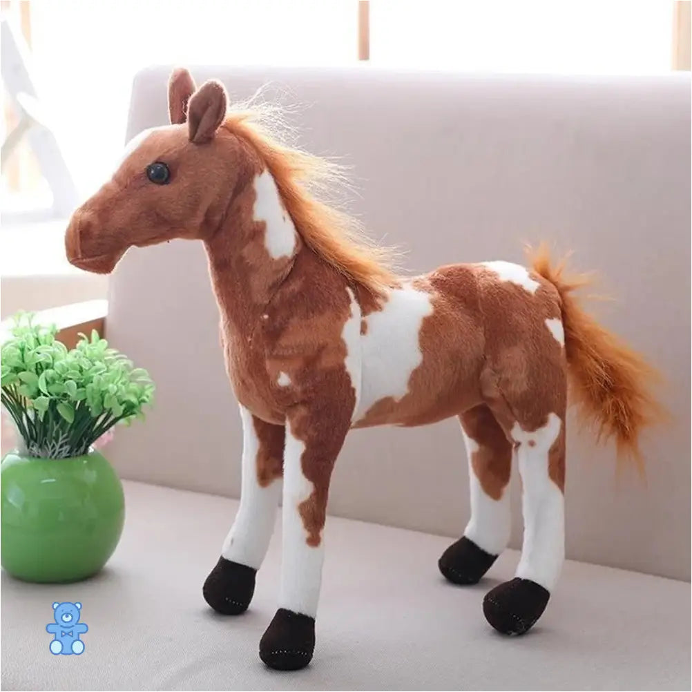 Peluche Cheval Marron