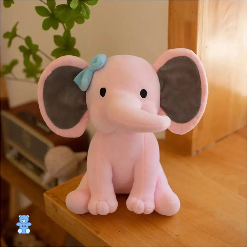 Peluche Éléphant Rose