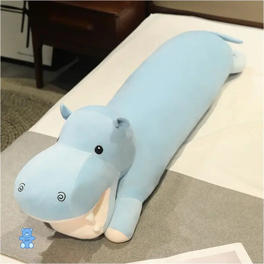 Peluche Hippopotame Bleu
