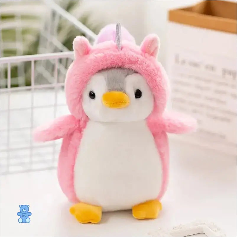 Peluche Pingouin Rose