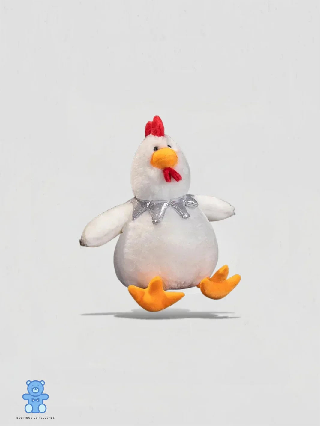 Peluche Poule Grise