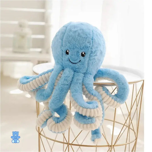 Peluche Poulpe Bleu