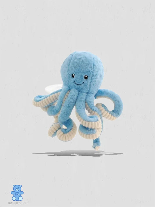 Peluche Poulpe Bleu