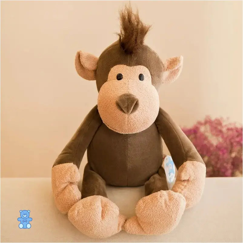 Peluche Singe Marron