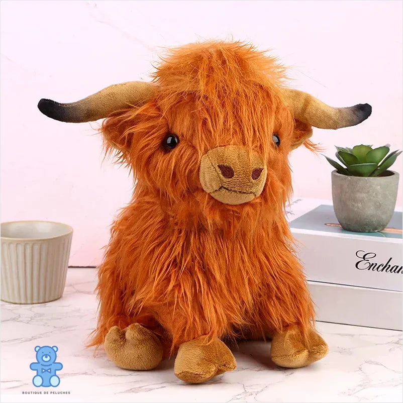 Peluche Vache Ecossaise