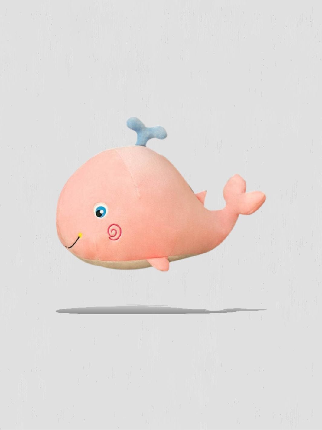 Peluche baleine rose