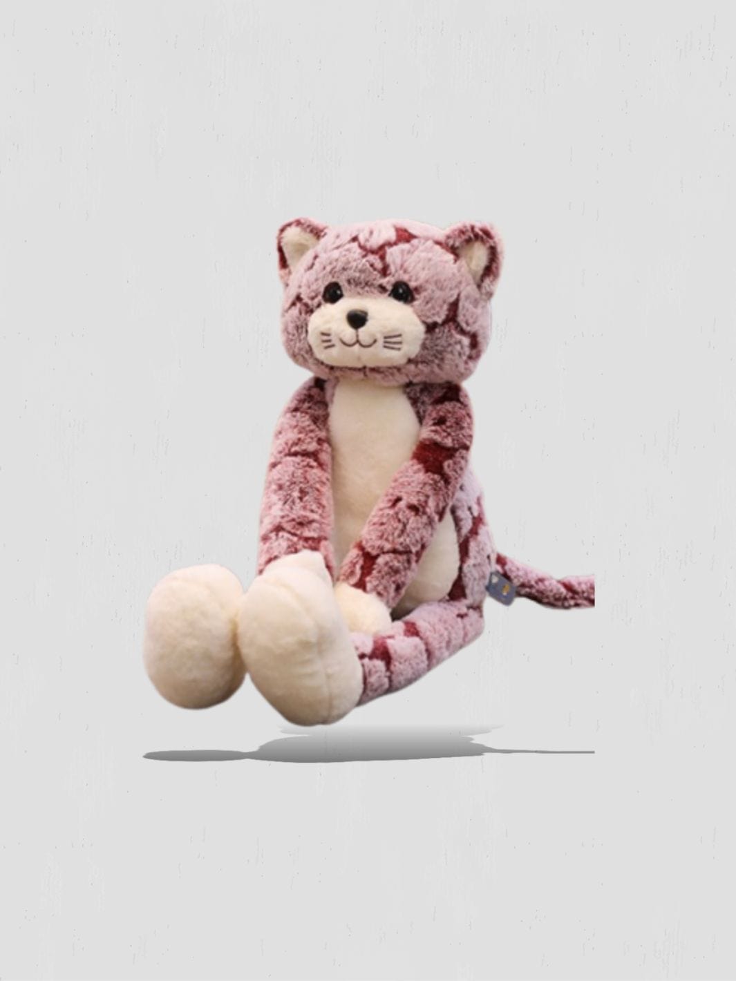 Peluche chat rose Rose