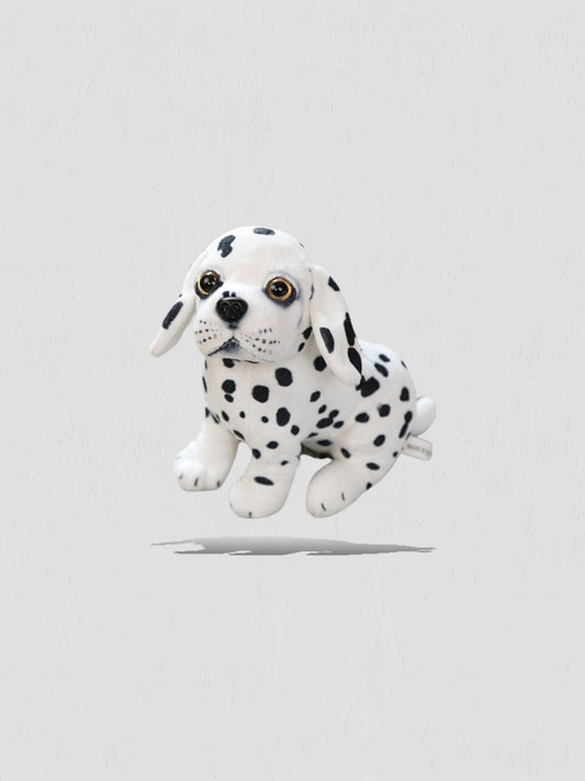 Peluche chien dalmatien  Blanc